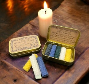 CANDLE MAGICK TIN (BEESWAX)