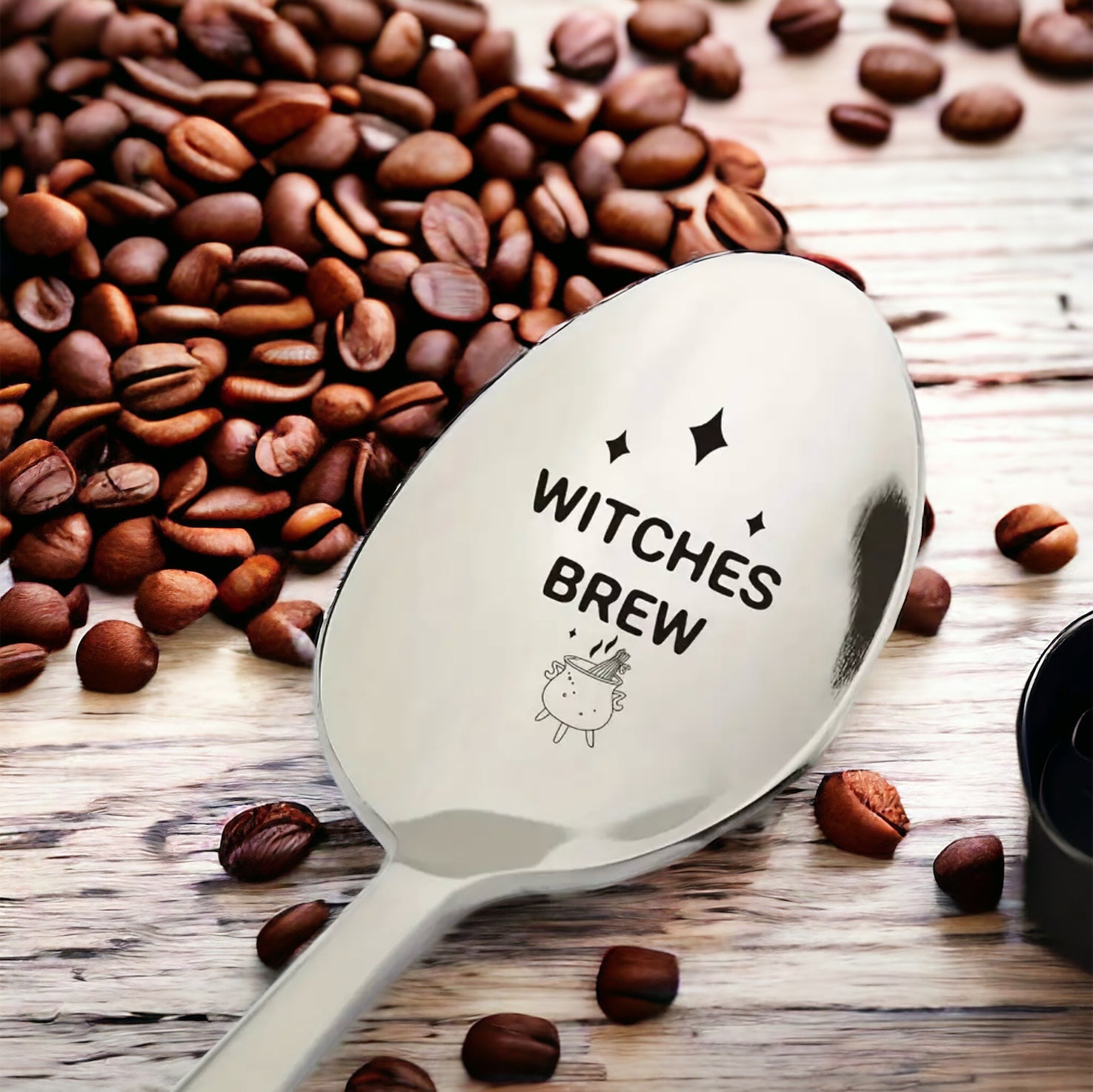 ENGRAVED SPOONS - WITCHES BREW