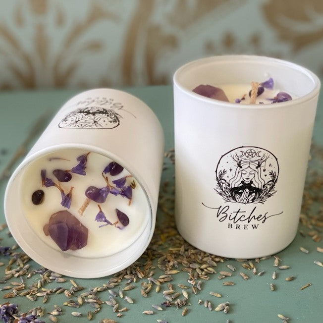 INTENTION CANDLE - CRYSTAL INFUSED