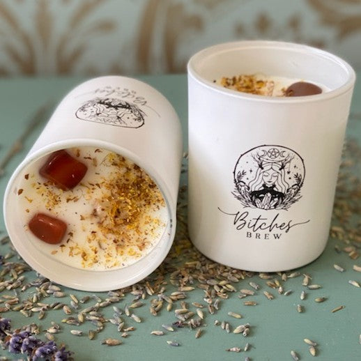 INTENTION CANDLE - CRYSTAL INFUSED