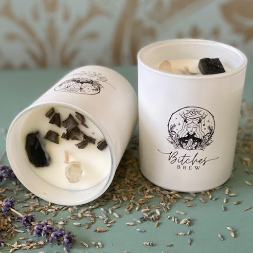 INTENTION CANDLE - CRYSTAL INFUSED