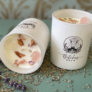 INTENTION CANDLE - CRYSTAL INFUSED