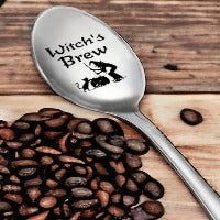 ENGRAVED SPOONS - WITCHES BREW