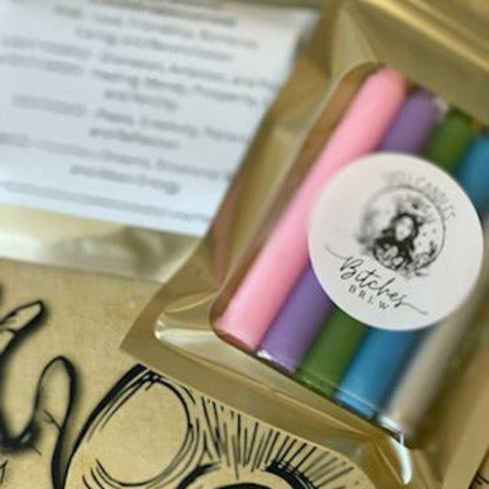 SPELL CANDLE (CHIME CANDLES) KIT - Bitches Brew